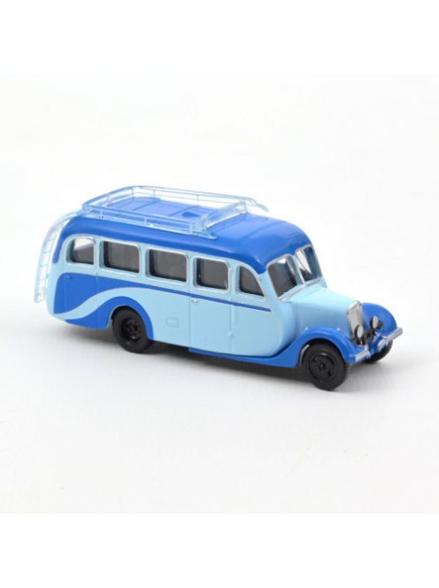 Norev - 1:87 Citroen U23 Autocar 1947 Clear And Middle Blue