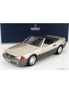   Norev - Mercedes Benz Sl-Class Sl500 Cabriolet 1989 Smoke Silver Met