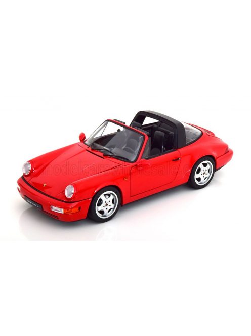 NOREV - PORSCHE 911 964 CARRERA 4 TARGA 1990 RED