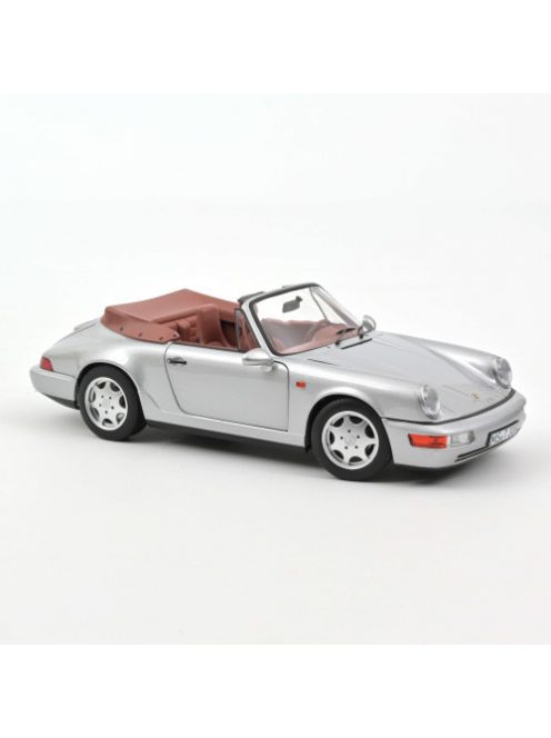 Norev - 1:18 Porsche 911 Carrera 2 Cabriolet 1990 Silver