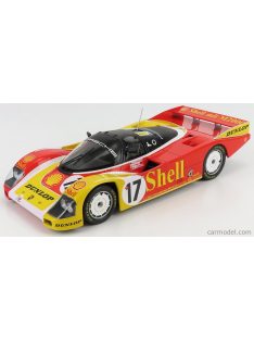   Norev - Porsche 962C Porsche Ag Team N 17 2Nd 24H Le Mans 1988 Klaus Ludwing - Hans Joachim Stuck - Derek Bell Red Yellow White