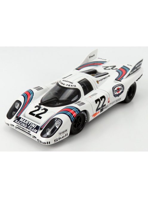 NOREV - PORSCHE 917K 4.9L TEAM MARTINI RACING N 22 WINNER 24h LE MANS 1971 HELMUT MARKO - GIJS VAN LENNEP WHITE