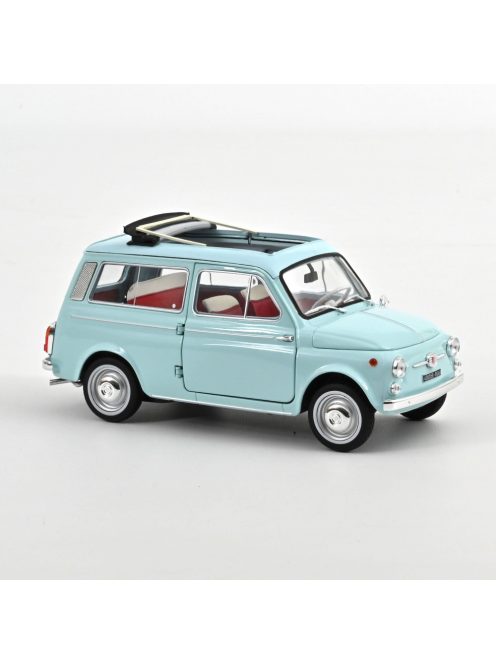 NOREV - 1:18 Fiat 500 Giardiniera 1964 Acquamarina Blue - NOREV