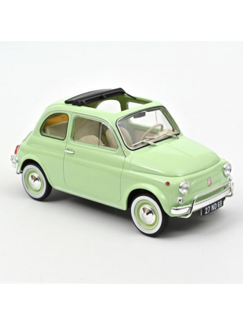 Norev - 1:18 Fiat 500 L 1968 - Light Green With Special Birth Pack