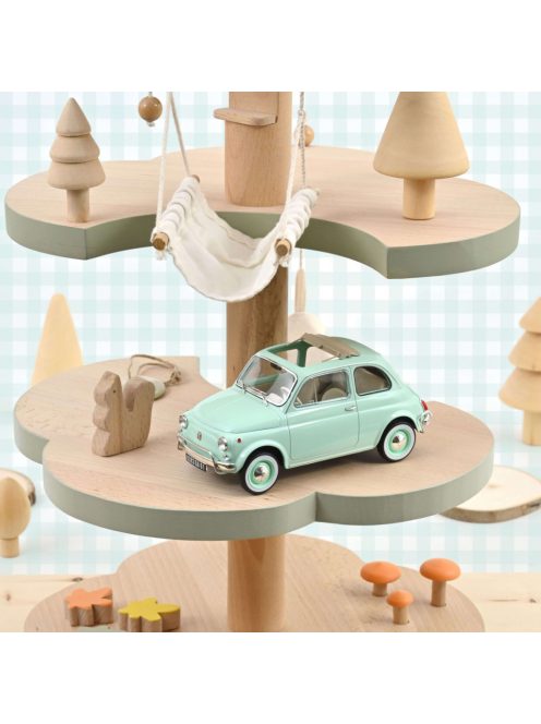 NOREV - 1:18 Fiat 500 L 1968 Pastel Blue Special birth pack - NOREV