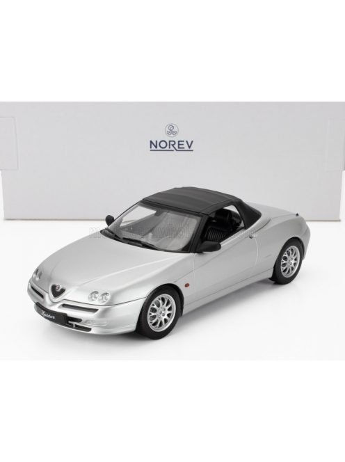 Norev - ALFA ROMEO SPIDER 2.0 TWIN SPARK CARIOLET SOFT-TOP 1999 SILVER