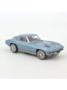   Norev - 1:18 Chevrolet Corvette Sting Ray 1963 - Light Blue Metallic