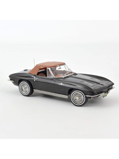 Norev - 1:18 Chevrolet Corvette Sting Ray Cabriolet 1963 - Black