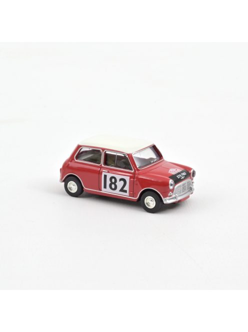 Norev - Mini Cooper S 1964 Tartan Red With Racing Number 182 (1:54) - Norev