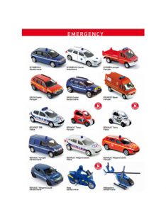 Norev - 1:60 Display 42 Models Assorted Emergency - 1 Piece