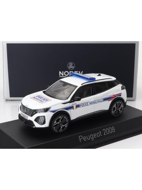 NOREV - PEUGEOT 2008 POLICE MUNICIPALE 2024 WHITE