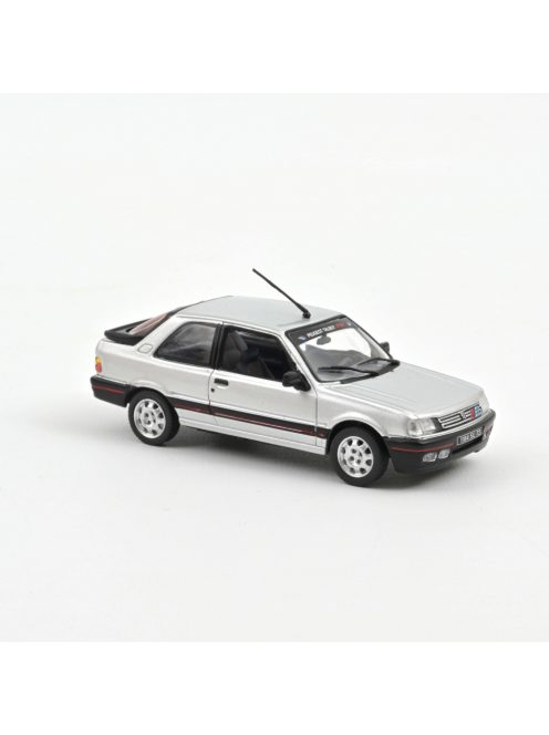 Norev - Peugeot 309 Gti 1987 Futura Grey With Pts Deco - Norev