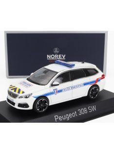   NOREV - PEUGEOT 308 SW STATION WAGON POLICE MUNICIPALE 2018 WHITE