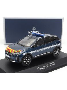 NOREV - PEUGEOT 3008 GENDARMERIE POLICE 2023 BLUE