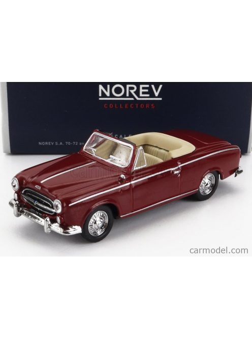 Norev - Peugeot 403 Cabriolet Open 1957 Red