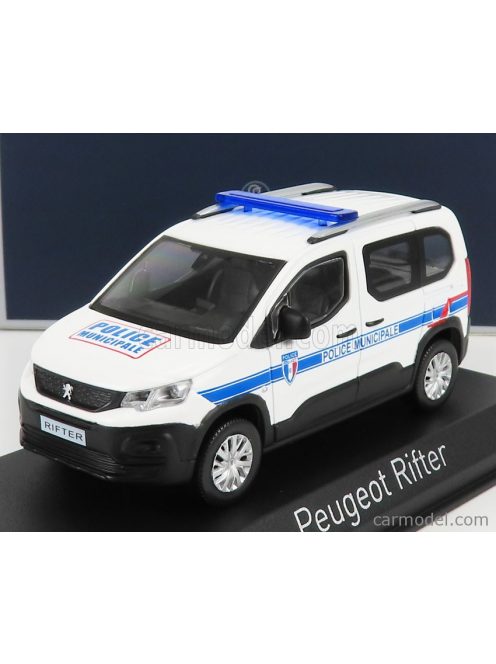 Norev - Peugeot Rifter Police Municipale 2019 White Blue