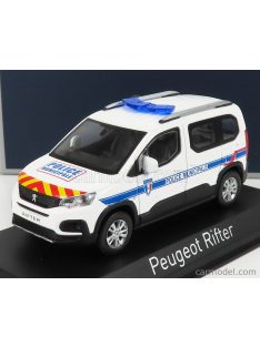   Norev - Peugeot Rifter Police Municipale 2019 White Blue Red Yellow