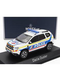 NOREV - DACIA DUSTER POLICE NATIONALE 2021 WHITE BLUE YELLOW