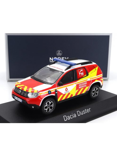 NOREV - DACIA DUSTER SAPEURS POMPIERS 57 MEDICAL 2020 RED YELLOW