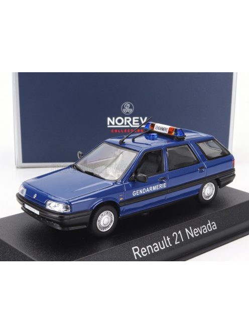 NOREV - RENAULT R21 NEVADA SW STATION WAGON GENDARMERIE 1994 BLUE