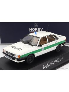 Norev - Audi 80 Polizei 1979 White Green