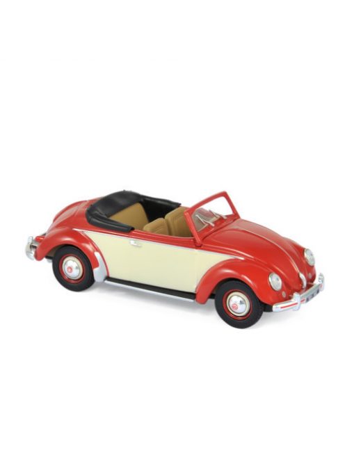 Norev - 1:43 Volkswagen Hebmuller 1949 - Red & Creme