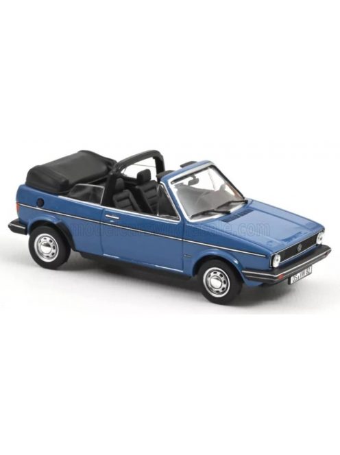 NOREV - VOLKSWAGEN GOLF CABRIOLET OPEN 1981 BLUE