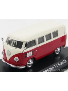   Norev - Volkswagen T1 Minibus Autoverhuur Rotterdam 1958 Red White