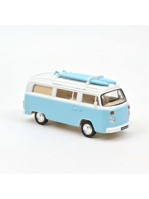 Norev - 1:43 Volkswagen T2B Camper Van 1973 - Light Blue - Jet Car