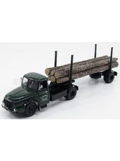   NOREV - WILLEME LD610 TRUCK - TRASPORTO TRONCHI - TRUNK TRANSPORT GREEN