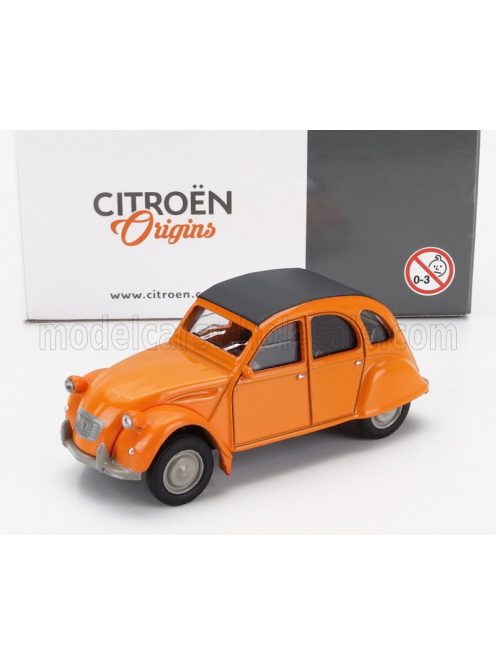 NOREV - CITROEN 2CV CABRIOLET CLOSED 1978 ORANGE