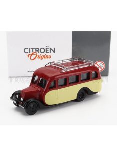 NOREV - CITROEN U23 AUTOBUS 1947 RED CREAM