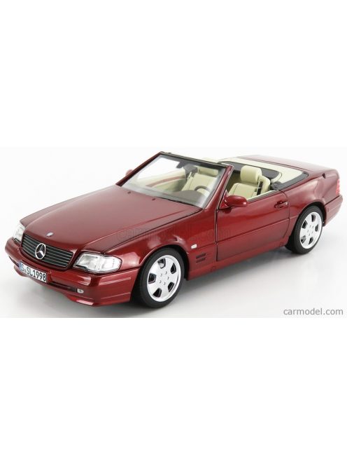 Norev - Mercedes Benz Sl-Class Sl500 (R129) Spider Hard-Top 1998 Red Met