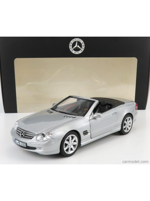 Norev - Mercedes Benz Sl-Class Sl500 (R230) Cabriolet 2003 Silver