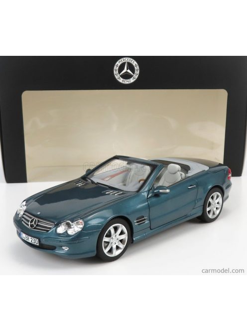 Norev - Mercedes Benz Sl-Class Sl500 (R230) Cabriolet 2003 Blue Met