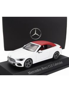   NOREV - MERCEDES BENZ CLE-CLASS CABRIOLET (A236) 2024 OPALITHE WHITE BRIGHT RED