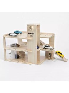   Norev - 3 Story Garage In Wood With A Vw Golf Gti G60 1:43 Norev Jet-Car