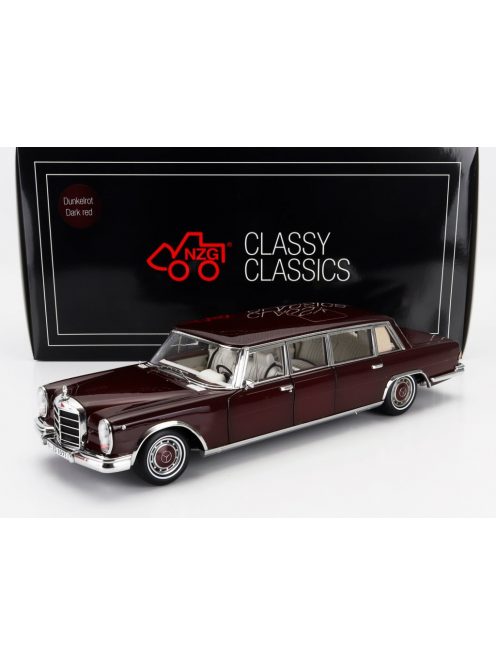 NZG - MERCEDES BENZ S-CLASS 600 LWB PULLMAN (W100) 1969 WINE RED