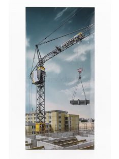   NZG - LIEBHERR 81 K.1 GRU EDILE AUTOMONTANTE - FAST ERECTERING CRANE YELLOW BLACK