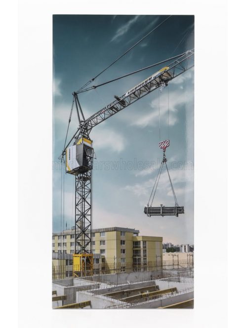 NZG - LIEBHERR 81 K.1 GRU EDILE AUTOMONTANTE - FAST ERECTERING CRANE YELLOW BLACK