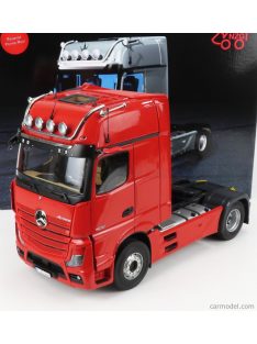   Nzg - Mercedes Benz Actros 2 1863 Gigaspace 4X2 Mirrorcam Tractor Truck 2-Assi 2018 Red