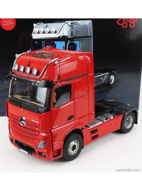 Nzg - Mercedes Benz Actros 2 1863 Gigaspace 4X2 Mirrorcam Tractor Truck 2-Assi 2018 Red