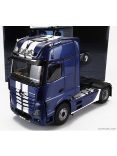   Nzg - Mercedes Benz Actros 2 1863 Gigaspace 4X2 Mirrorcam Tractor Truck 2-Assi 2018 Blue White