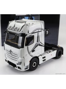   Nzg - Mercedes Benz Actros 2 1863 Gigaspace 4X2 Mirrorcam Tractor Truck Logo Mercedes 2-Assi 2018 White