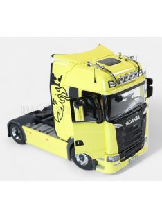   NZG - SCANIA S730 V8 TRACTOR TRUCK 2-ASSI WITH VABIS LOGO 2017 YELLOW