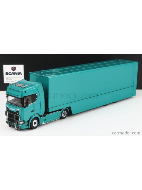 Nzg - Scania S730 V8 Truck Car Transporter 2017 Green Met