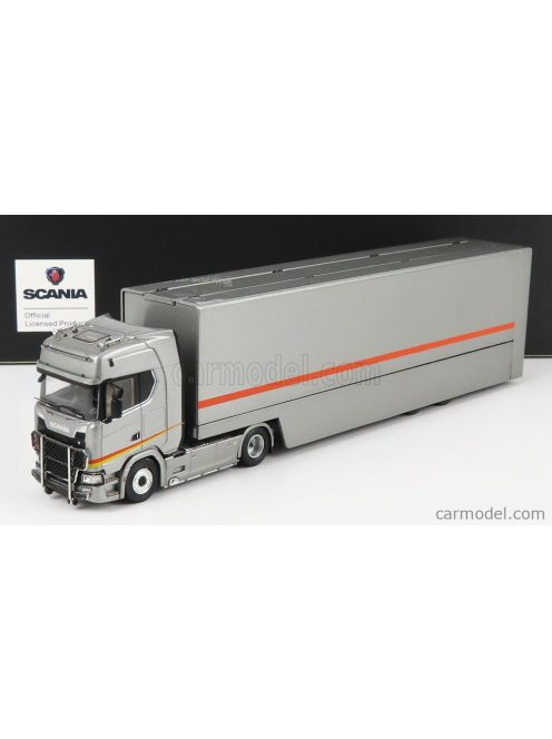 Nzg - Scania S730 V8 Truck Car Transporter 2017 Grey Met