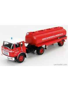   Odeon - Berliet Tr12 Tanker Truck Sapeurs Pompiers Ccgd Sdis 83 Toulon Service Departemental D'Incendie Du Var 1968 Red White