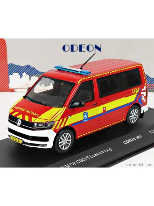 Odeon - Volkswagen T6 Minibus Sapeurs Pompiers Cgdis Luxembourg 2015 Red Yellow White