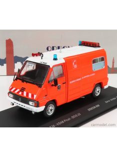   Odeon - Renault Master T30 Van Vsab Picot Sdis 25 Sapeurs Pompiers 1981 Orange Fluo White